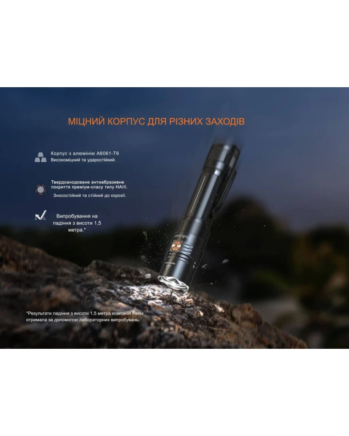 Ліхтар тактичний ручний Fenix PD36R ACE 3000 лм