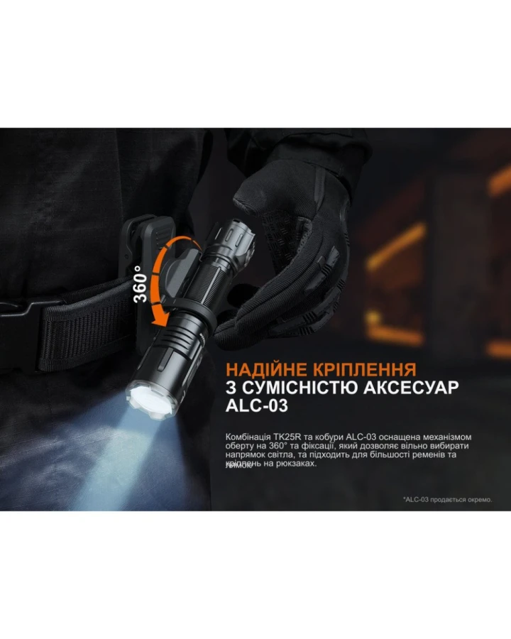 Ліхтар ручний Fenix TK25R