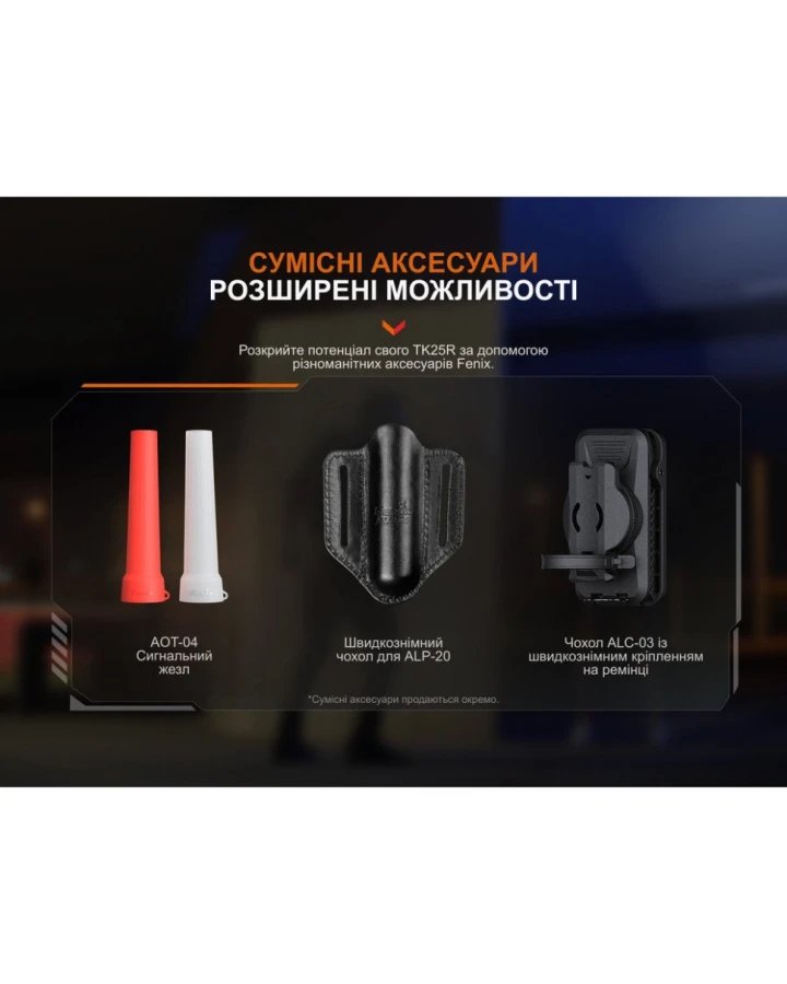 Ліхтар ручний Fenix TK25R