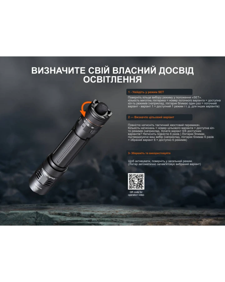 Ліхтар тактичний Fenix PD45R ACE