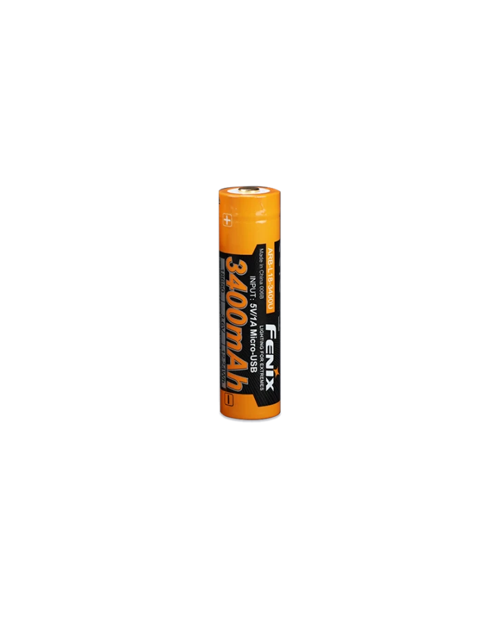 Акумулятор 18650 Fenix (3400 mAh) micro usb зарядка