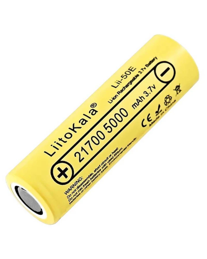 Акумулятор LiitoKala Lii-50E 21700 5000mah battery
