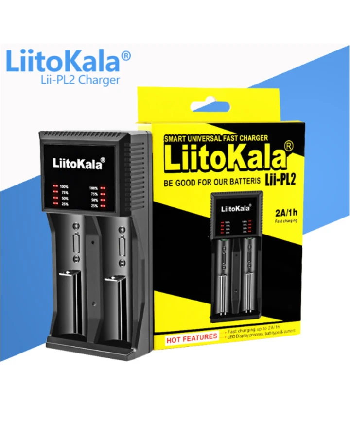 Універсальний зарядний пристрій LiitoKala Lii-PL2 EU на 2 канали