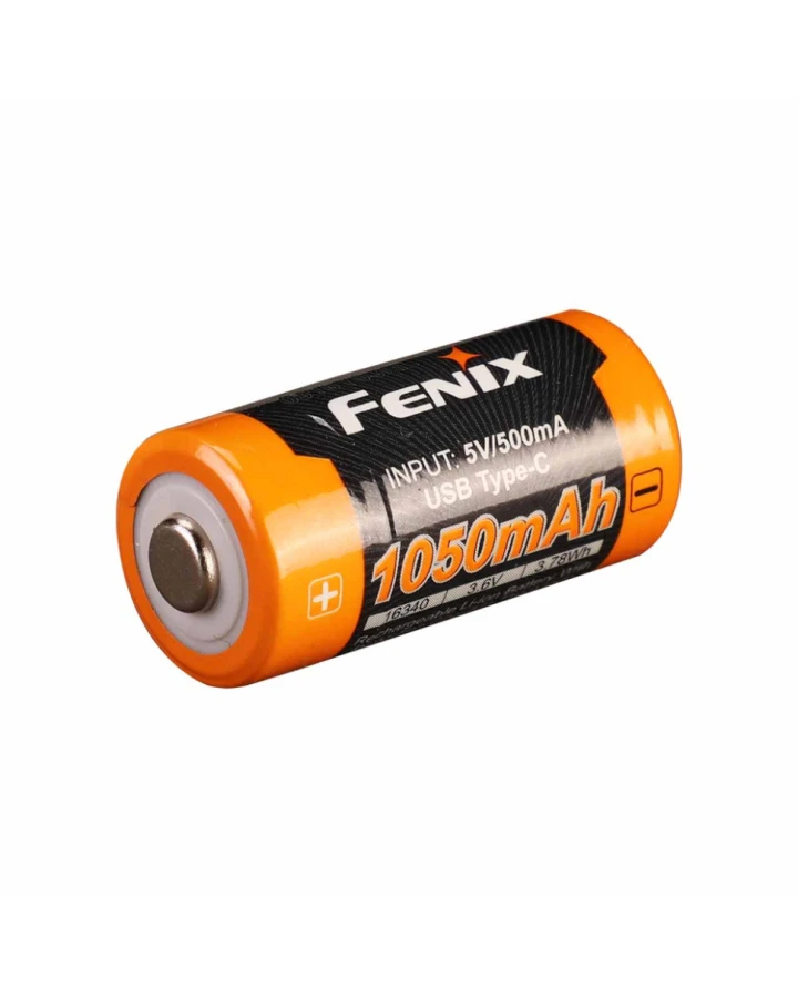 Акумулятор 16340 Fenix (1050 mAh) Type-C