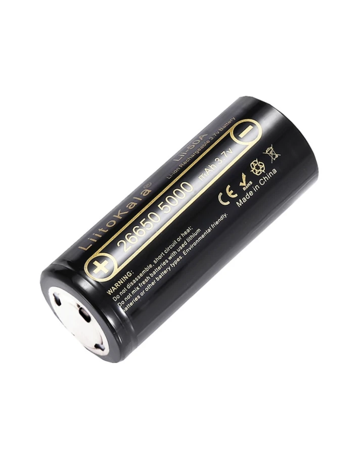 Акумулятор Liitokala Lii-50A-JT 5000 mAh 20A 26650 Li-ion