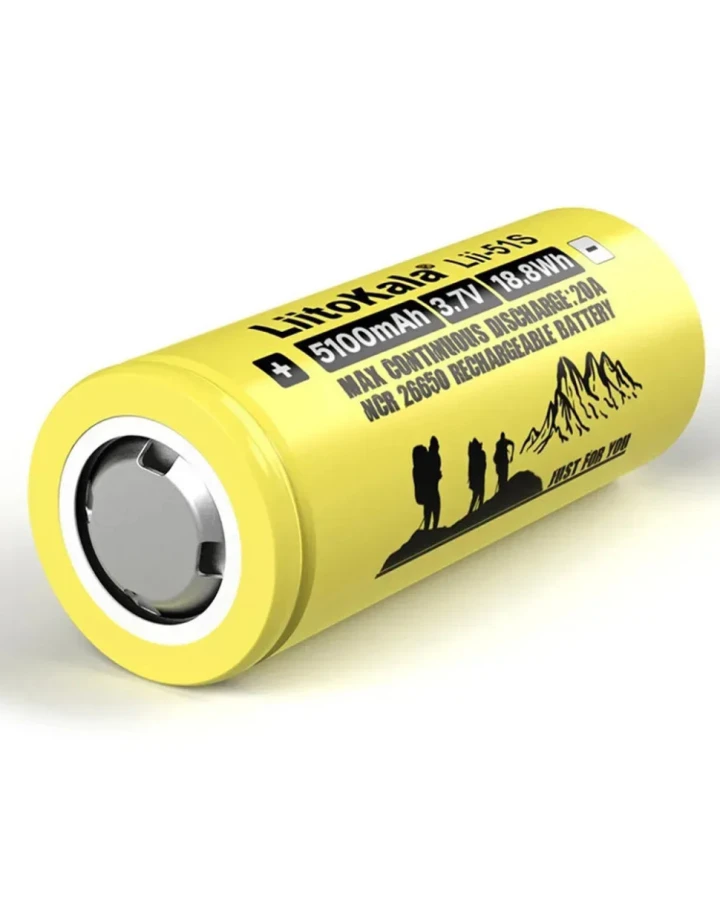 Акумулятор Liitokala Lii-51S-PCB 5100 mAh 20A 26650 Li-ion