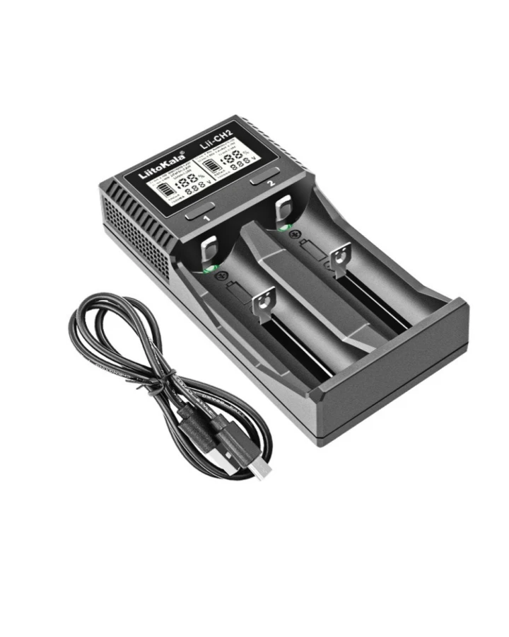 Універсальний зарядний пристрій LiitoKala Lii-CH2 5V 2A на 2 канали
