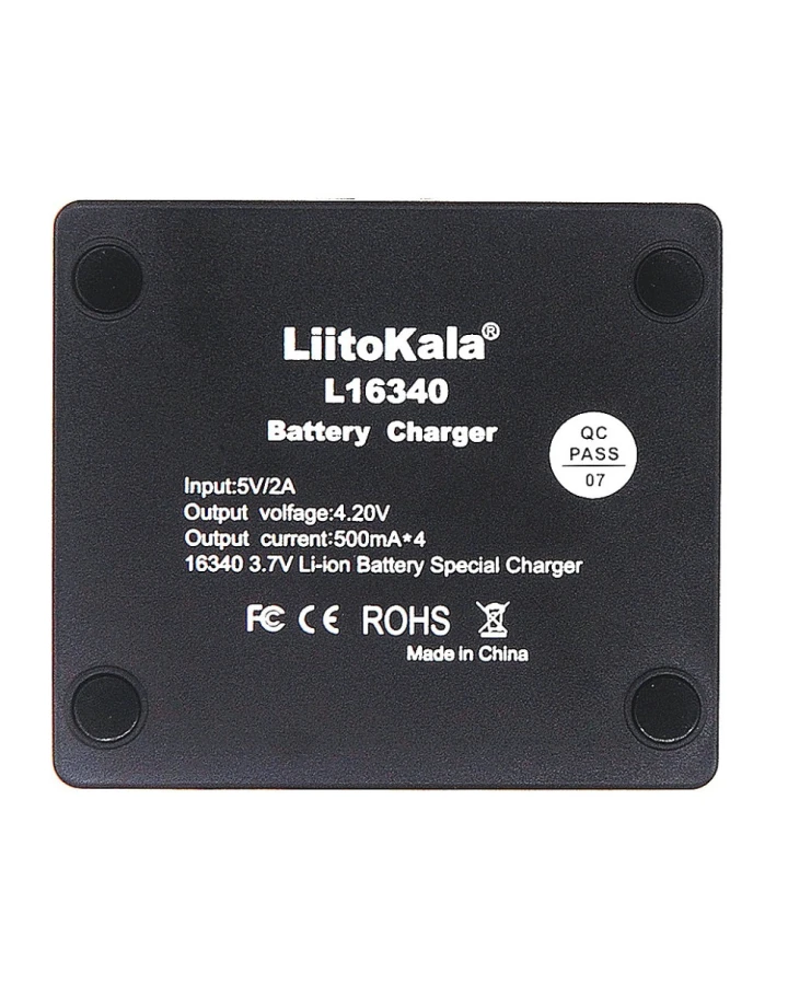 Універсальний зарядний пристрій LiitoKala Lii-L16340 на 4 канали