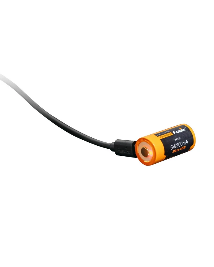 Акумулятор 16340 Fenix 700 UP mAh Li-ion micro usb зарядка