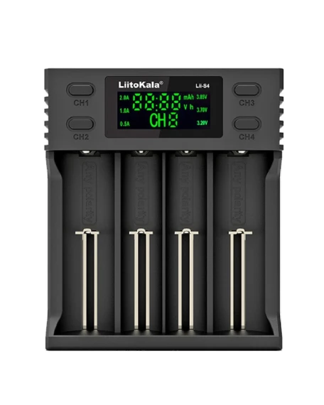 Зарядний пристрій Liitokala Lii-S4, 4 канала, Ni-Mh/Li-ion/LiFePo4, USB, LCD, Box