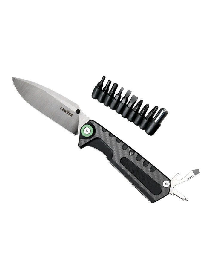 Багатофункціональний ніж Xiaomi NexTool 3 в 1 NE20021 Black (6945064210863)