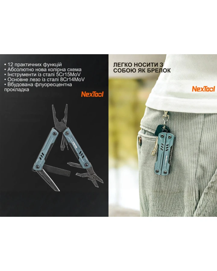 Мультитул NexTool Mini Sailor S11 Pro NE20382A