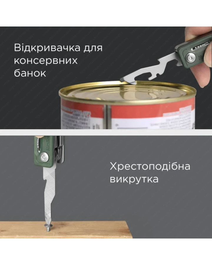 Мультитул NexTool Multi Functional Knife, зелений