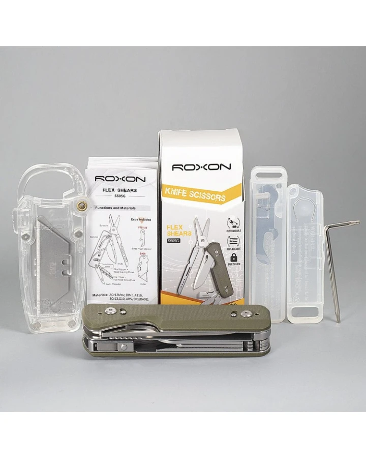 Мультитул Roxon Flex S505G,зелений