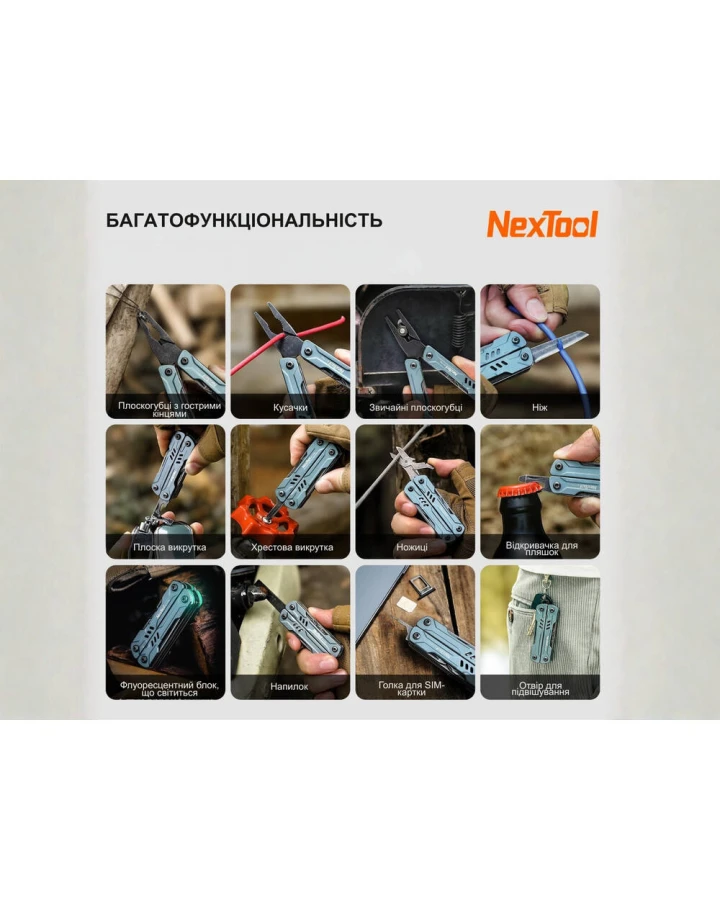 Мультитул NexTool Mini Sailor S11 Pro NE20382A