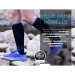 Водонепроникні шкарпетки Dexshell Longlite Socks 2.0, сірі полоски, розмір M (39-42)