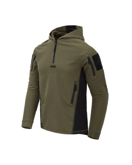 Кофта тактична Helikon-Tex RANGE HOODIE - TopCool, оливковий, розмір XL