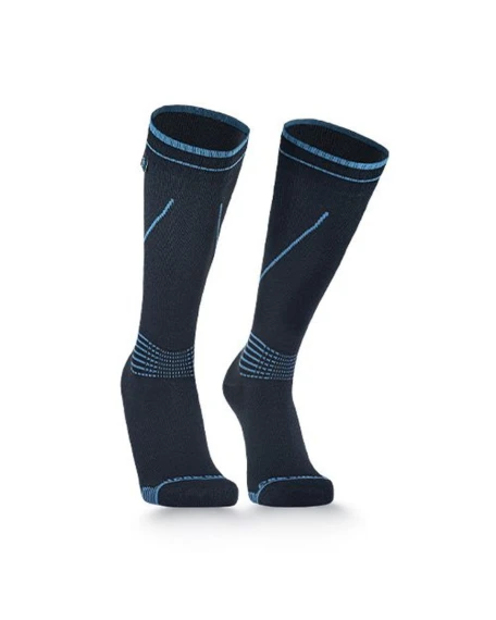 Водонепроникні шкарпетки Dexshell Longlite Socks 2.0, блакитні полоски, розмір M (39-42)