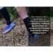 Водонепроникні шкарпетки Dexshell Longlite Socks 2.0, блакитні полоски, розмір M (39-42)
