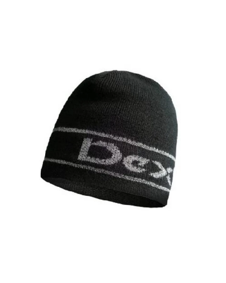 Шапка водонепроникна Dexshell Beanie Reflective Logo чорна з лого S/M 56-58 см