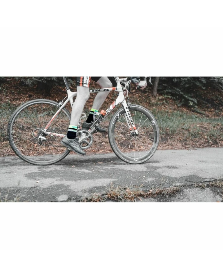 Шкарпетки водонепроникні Dexshell Pro visibility Cycling, р-р XL (47-49), з зеленою смугою