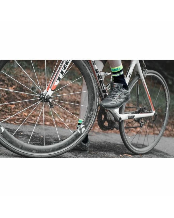 Шкарпетки водонепроникні Dexshell Pro visibility Cycling, р-р XL (47-49), з зеленою смугою
