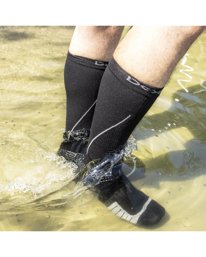 Шкарпетки водонепроникні Dexshell Compression Mudder, р-р S, сірі