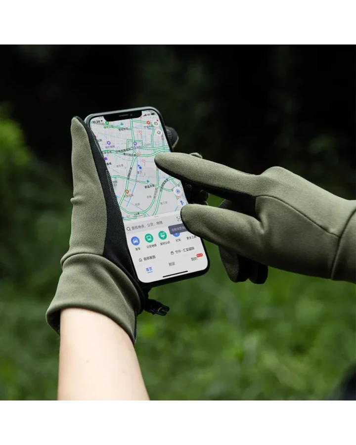Рукавички трикотажні з покращеним хватом Naturehike NH20FS032, розмір XL, чорні