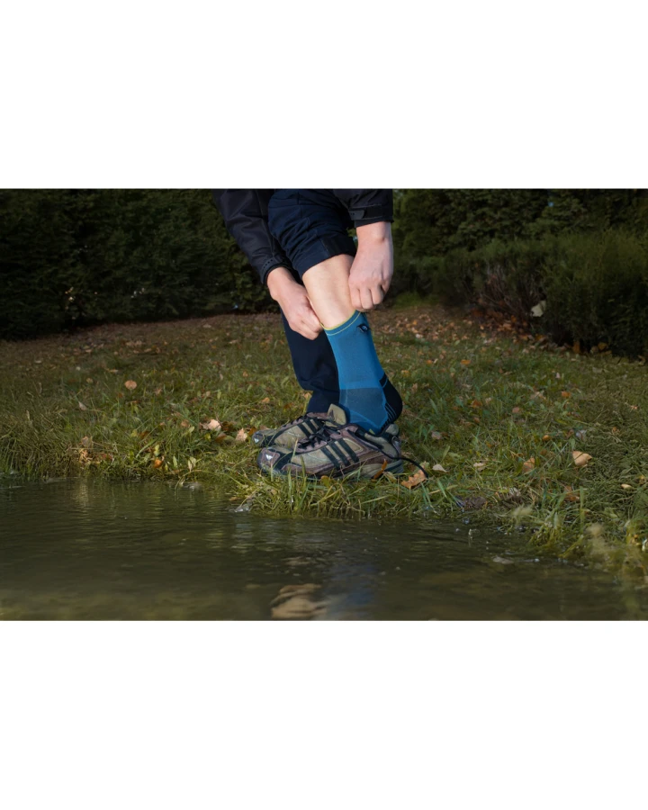 Шкарпетки водонепроникні Dexshell Running Lite 2.0 Socks, темно-блакитні, розмір XL (47-49)