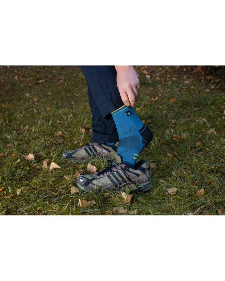 Шкарпетки водонепроникні Dexshell Running Lite 2.0 Socks, темно-блакитні, розмір S (36-38)
