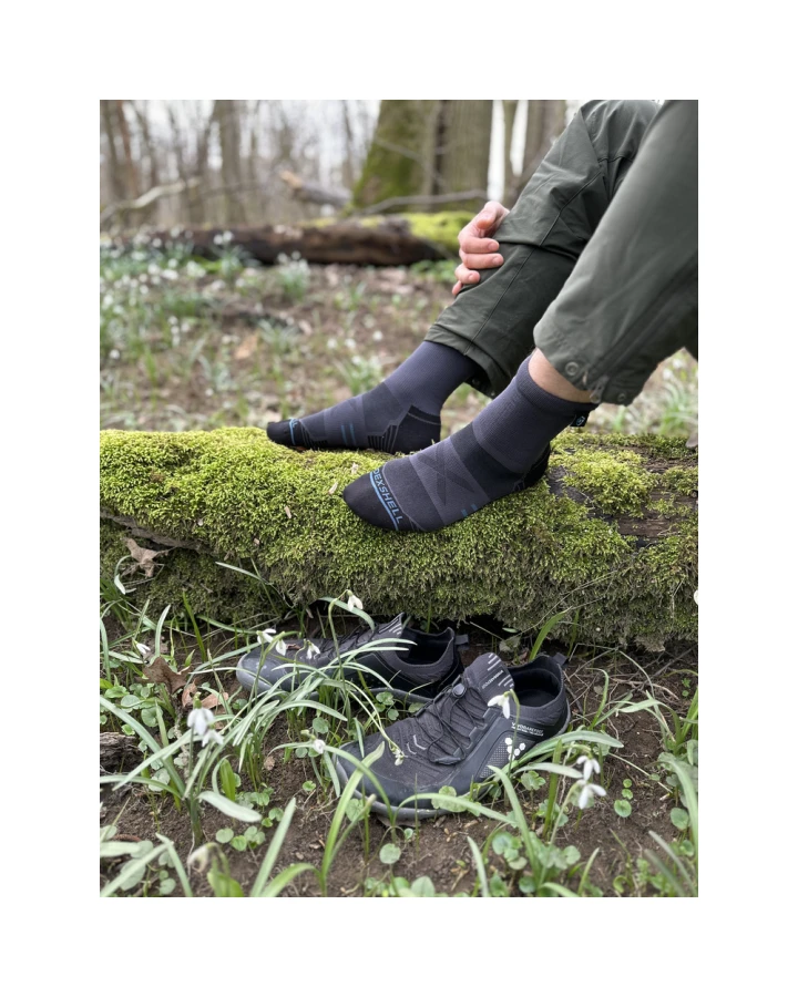 Шкарпетки водонепроникні Dexshell Running Lite 2.0 Socks, сірі, розмір XL (47-49)