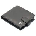 Чорне чоловіче портмоне з натуральної шкіри з фіксацією ST Leather ST103