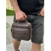 Чоловіча шкіряна сумка барсетка Modica, коричнева