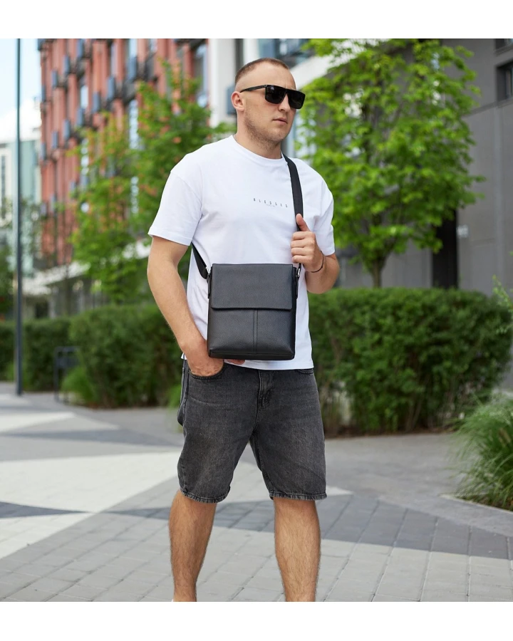 Чоловіча сумка планшет Classic bag, чорна