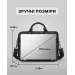 Шкіряний чоловічий портфель для документів та ноутбука 39x28x8, сумка папка ділова MK39848 чорна