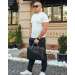 Чоловічий шкіряний портфель Feran, чорний