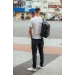 Чоловічий рюкзак для ноутбука та документів 28х42х18, сумка на спину з натуральної шкіри Tiding Bag B2-37342A