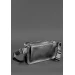 Шкіряна поясна сумка Dropbag Maxi чорна Krast BN-BAG-20-g