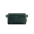 Шкіряна поясна сумка Dropbag Maxi зелена Crazy Horse - BN-BAG-20-iz
