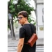 Шкіряна поясна сумка Dropbag Maxi світло-коричнева - BN-BAG-20-k