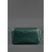 Шкіряна поясна сумка Dropbag Maxi зелена Krast - BN-BAG-20-malachite