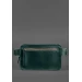 Шкіряна поясна сумка Dropbag Maxi зелена Krast - BN-BAG-20-malachite