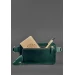 Шкіряна поясна сумка Dropbag Maxi зелена Krast - BN-BAG-20-malachite