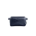 Шкіряна поясна сумка Dropbag Maxi темно-синя - BN-BAG-20-navy-blue