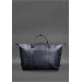 Шкіряна дорожня сумка темно-синя - BN-BAG-41-mystic