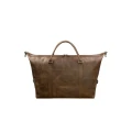 Шкіряна дорожня сумка темно-коричнева Crazy Horse - BN-BAG-41-o