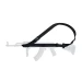 Ремінь збройовий триточковий DANAPER Silent Sling Black