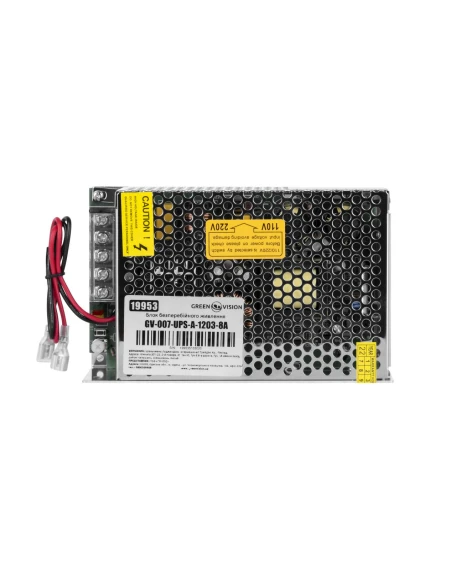 Блок безперебійного живлення GreenVision GV-007-UPS-A-1203-8A 12V 8A, без АКБ