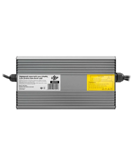 Зарядний пристрій для LiFePO4 комірок 3,2V (3,65V) 20A 64W LogicPower