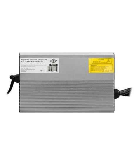 Зарядний пристрій для LiFePO4 комірок 3,2V (3,65V) 80A 256W LogicPower
